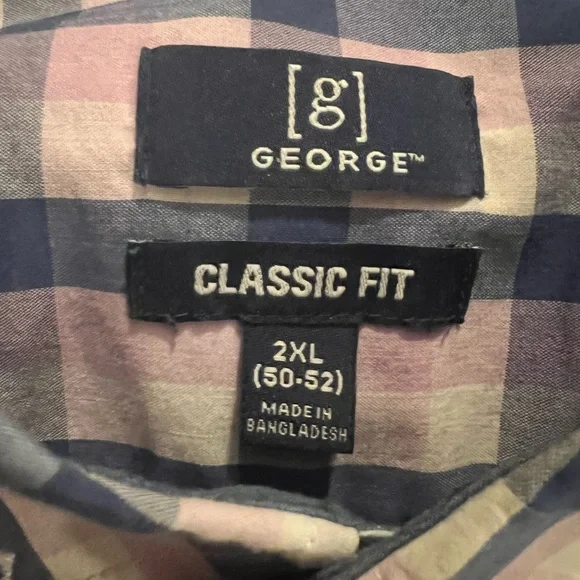 Mens Shirt by George. Like new! - Picture 2 of 2